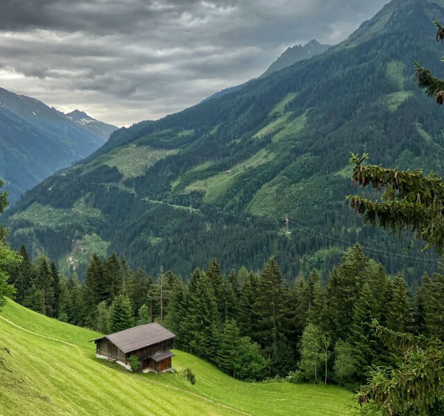 Hütte in den Bergen Hotel Theresa im Zillertal