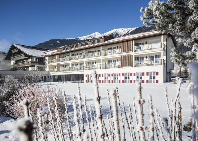 Aussenbereich Garten der Stille Winter Hotel Theresa Zillertal