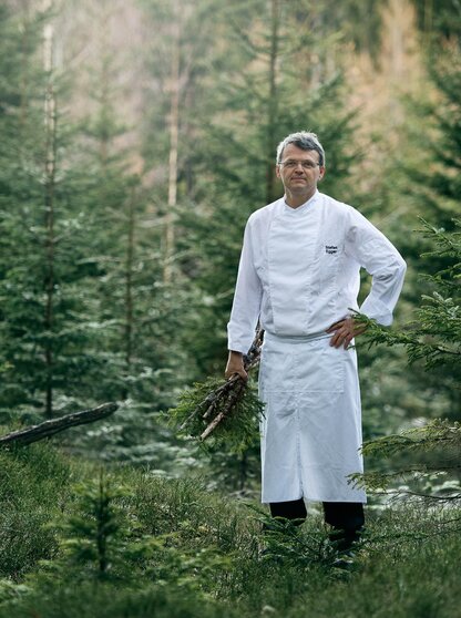 Gastgeber Stefan Egger im Wald Hotel Theresa