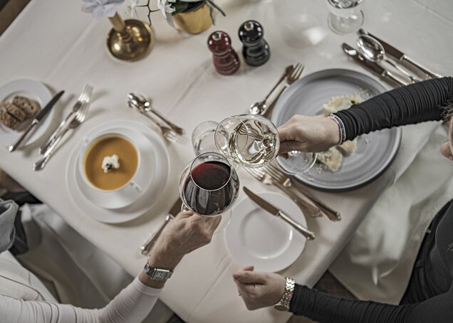 Ausgezeichnetes Essen und Trinken im Hotel Theresa im Zillertal