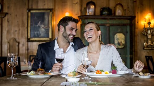 Auszeit zu Zweit romantisches Dinner Hotel Theresa im Zillertal