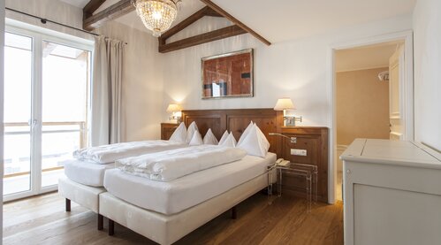 Schlafzimmer Panoramasuiten Zillertal Hotel Theresa