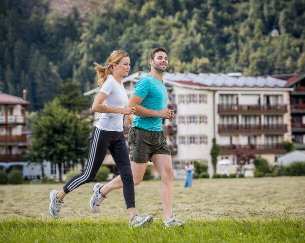 Aktivprogramm Joggen Hotel Theresa Zillertal