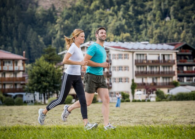 Aktivprogramm Joggen Hotel Theresa Zillertal