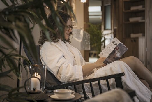 Wellness - Saunawelt Schaukelstuhl Wellnesshotel Theresa im Zillertal