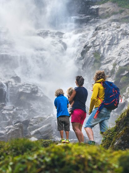 Wasserfall Ausflugsziel Familienurlaub im Zillertal