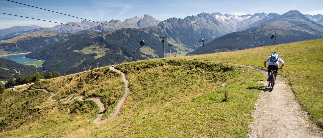 Biken Zillertalarena Panoramatour Single-Trail Hotel Theresa im Zillertal