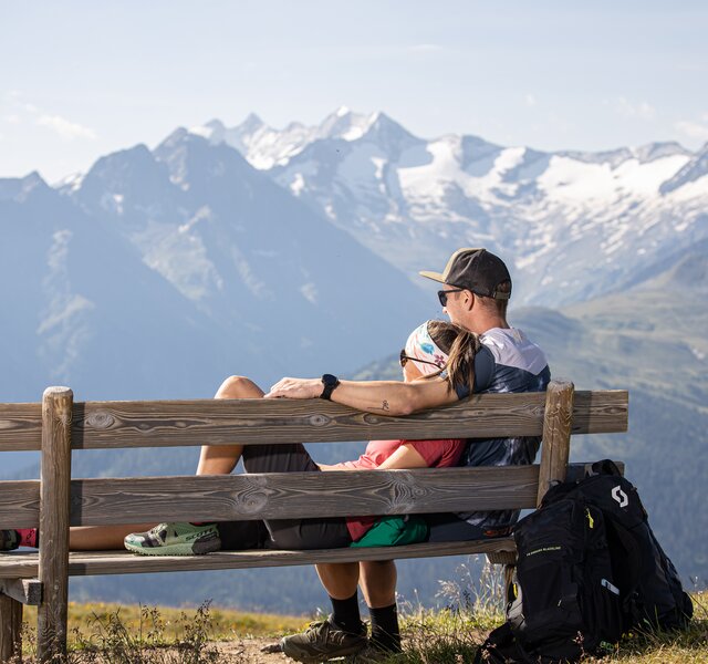 Wanderurlaub Ausblick geniessen Hotel Theresa im Zillertal