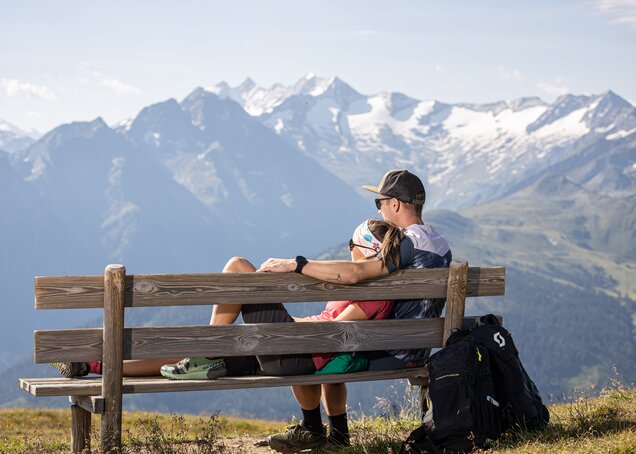 Wanderurlaub Ausblick geniessen Hotel Theresa im Zillertal