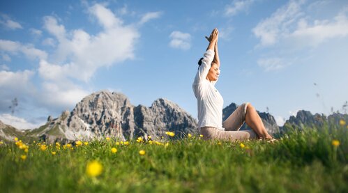 Yoga im Sommer Hotel Theresa Zillertal