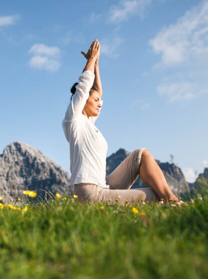 Yoga im Sommer Hotel Theresa Zillertal