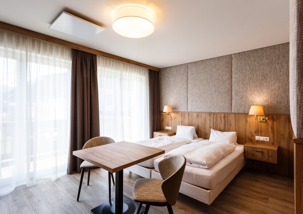 Zimmer im Teamhaus des Hotel Theresa im Zillertal